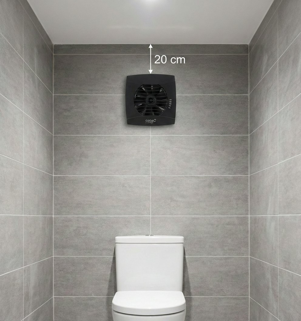 ventilátor na wc a jeho výběr
