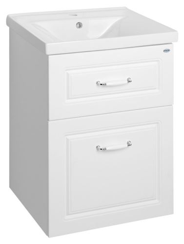 AQUALINE FAVOLO umyvadlová skříňka 52x72,5x44cm, bílá mat (FV255)