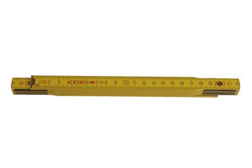 Metr skládací 1m - PROFI dřevo žlutý (13021)
