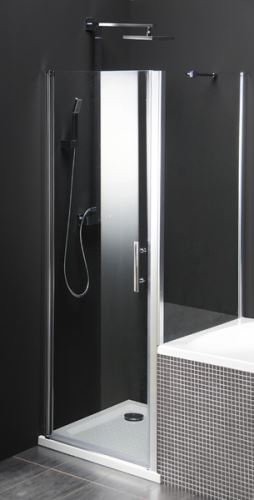 GELCO ONE sprchová zástěna oddělující vanu a sprchový kout, 800x800mm, čiré sklo (GO3780)