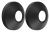 SAPHO Rozeta G3/4", 68x25mm, kónická, pár, černá mat (RS276)