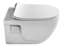 Sapho BRILLA WC mísa závěsná rimless, 36,5x53 cm (2)