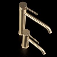 REA Umyvadlová baterie RIVO nízká, Brush Gold (REA-B6533) (11)