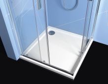 Polysan EASY LINE čtvercová sprchová zástěna 800x800mm, čiré sklo (5)