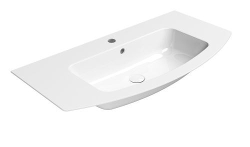 GSI PURA umyvadlo Slim oblé 102x52 cm, ExtraGlaze