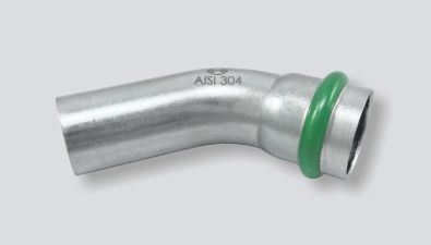 H-LINE INOXPRESS 304 Oblouk 45° 15 MF (H-LINE.X040.015)