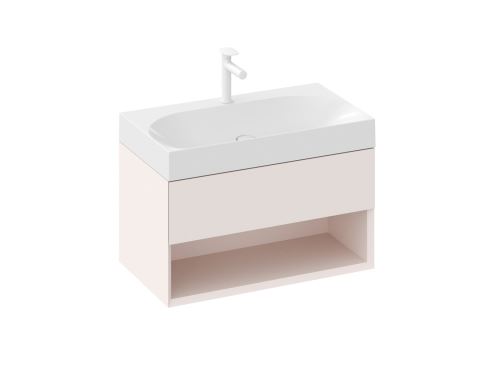 RAVAK SD Lite 80 skříňka pod umyvadlo Alabaster Pink (X000001866)