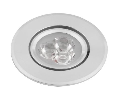 Sapho DORIN LED podhledové svítidlo 3x1W, 230V, 68 mm, studená bílá, 60 st.