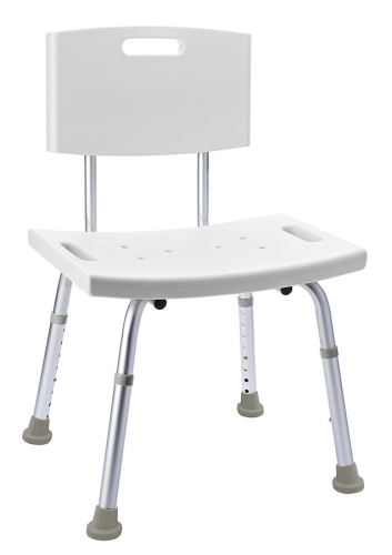 Ridder Židle s opěradlem, nastavitelná výška, bílá