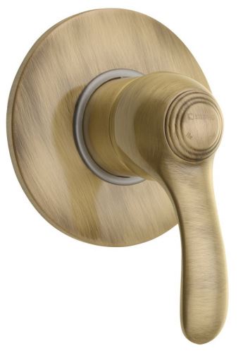 Sapho KIRKÉ podomítková sprchová baterie, 1 výstup, bronz