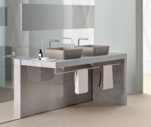 GSI SAND umyvadlo na desku 50x38 cm, tortora mat (3)