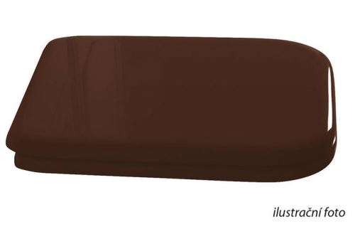 Kerasan WALDORF WC sedátko Soft Close, dřevo masiv, ořech/bronz