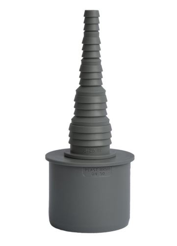 Bruckner HT koncovka pro připojení hadice 8-25mm, DN50mm (168.456.0)