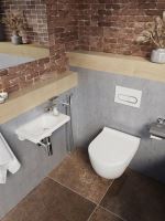 RAVAK WC tlačítko Chrome white (X01455) (5)