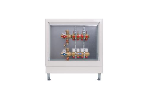 GIACOMINI Kompletní rozdělovač R553F se skříní 1" x 18 / 7 - skříň C (R553FKA27CZ)