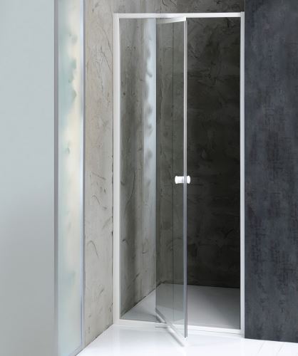 Aqualine AMICO sprchové dveře výklopné 740-820x1850 mm, čiré sklo