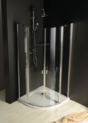 GELCO ONE čtvrtkruhová sprchová zástěna 800x800mm, čiré sklo (GO5880)