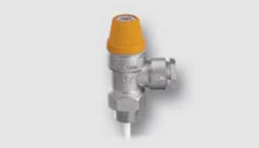 CALEFFI 1/2" M x 15, 10 bar, teplotní a tlakový bezp.ventil (CLF.309401)