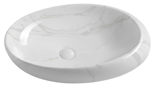 Sapho DALMA keramické umyvadlo 68x44x16,5 cm, carrara