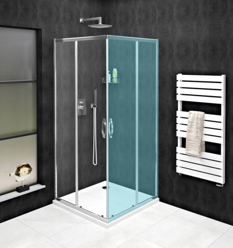 Gelco SIGMA SIMPLY sprchové dveře posuvné pro rohový vstup 900 mm, čiré sklo