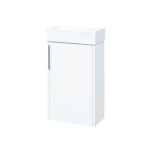 Mereo Vigo, koupelnová skříňka s keramickým umývátkem, 41 cm, bílá (CN340)
