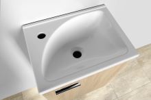 AQUALINE ZOJA/KERAMIA FRESH umyvadlová skříňka 40x50x32cm, dub platin (51048DP) (3)