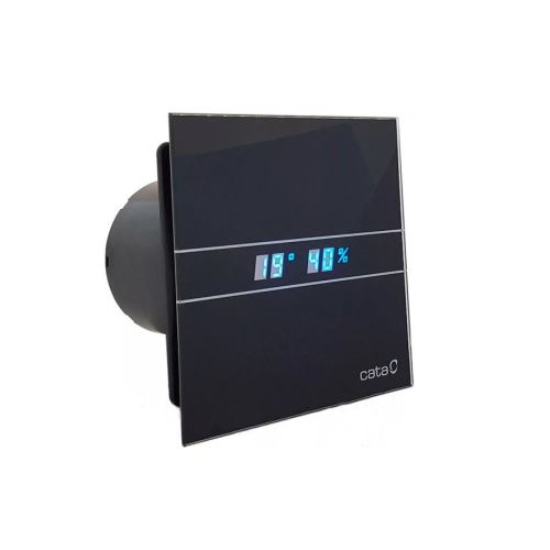 Cata E-100 GBTH koupelnový ventilátor axiální s automatem,4W/8W,potrubí 100mm,černá