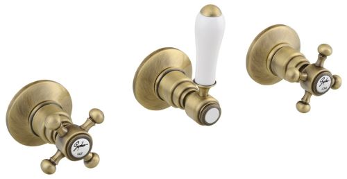 Reitano Rubinetteria ANTEA podomítková sprchová baterie, 2 výstupy, bronz