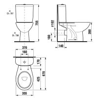 MEREO WC kombi, zadní odpad s armaturou (VSD90N (H8602780007601)) (1)