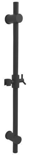 Sapho Posuvný držák sprchy kulatý, 560 mm, černá mat (SC015)