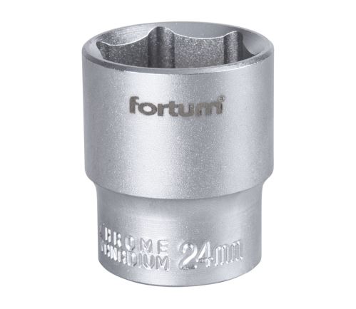 FORTUM Hlavice nástrčná 1/2", 24mm, L 38mm