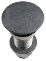 SAPHO Umyvadlová výpust 5/4“, click-clack, betonová zátka, stříbrná (FG919) (2)