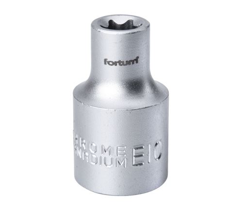 FORTUM Hlavice nástrčná vnitřní TORX 1/2", E 10, L 38mm