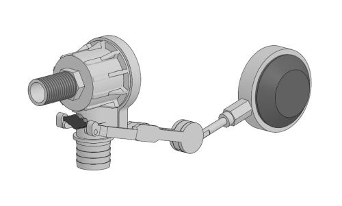 IVAR Plovákový ventil PLUS pro hlídání hladiny v nádrži s funkcí "QUICKSTOP" - 3/4" (8001100)