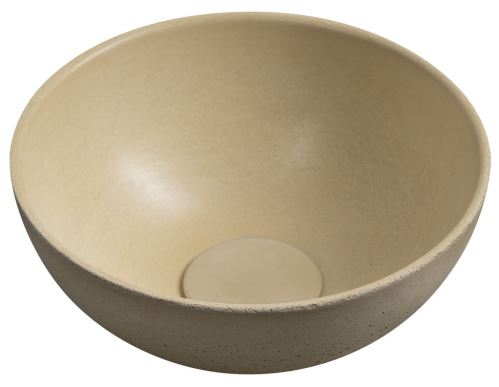 SAPHO MINOR betonové umyvadlo na desku, Ø 26cm, žlutá (MR26022)