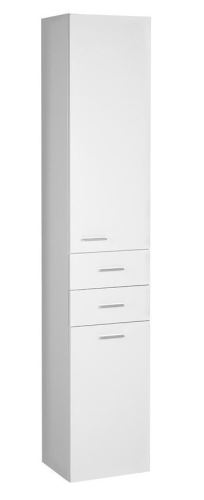 Aqualine ZOJA/KERAMIA FRESH skříňka vysoká s košem 35x184x29cm, bílá