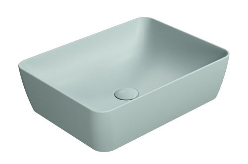 GSI SAND umyvadlo na desku 50x38 cm, ghiaccio mat