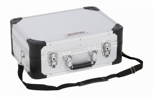 KREATOR Hliníkový kufr 433x313x163mm stříbrný (KRT640104S)