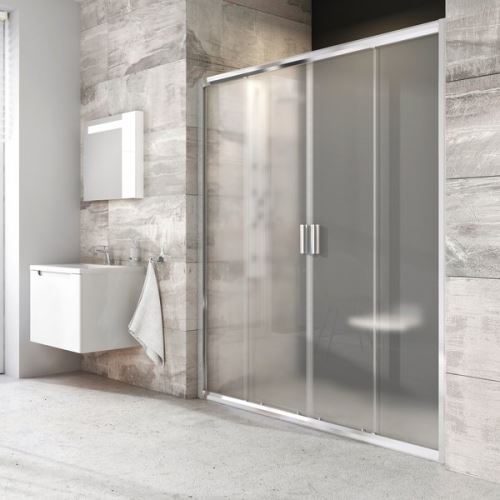 RAVAK Sprchové dveře BLIX BLDP4 130 white+Grape (0YVJ0100ZG)