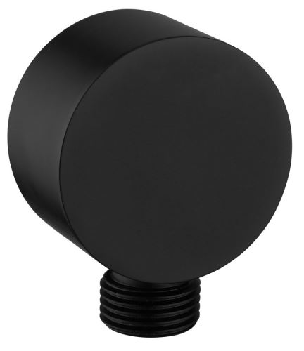 AQUALINE Vývod sprchy, Ø 50mm, černá mat (SC371B)