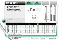 BUČOVICE TOOLS Závitník G3/4 SD A NO ČSN223012 (112 340) (1)