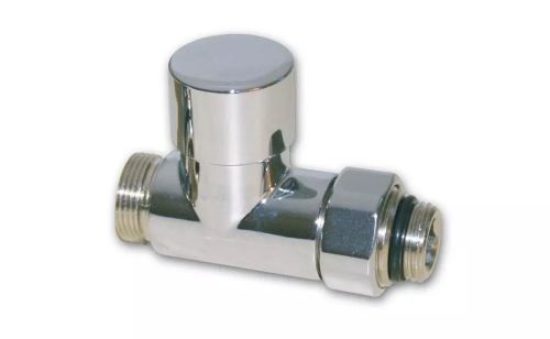 IVAR Koupelnové regulační šroubení OPTIMA DV 023 - 1/2"xM24; přímé; inox (530009INOX)