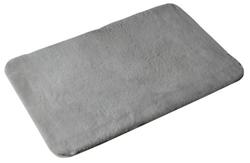 GEDY FUZZY koupelnová předložka, 50x80 cm, 100% polyester, protiskluz, šedá (96FY508008)