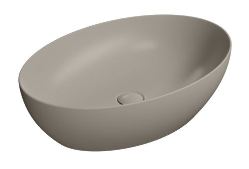 GSI PURA umyvadlo na desku 60x42 cm, tortora mat