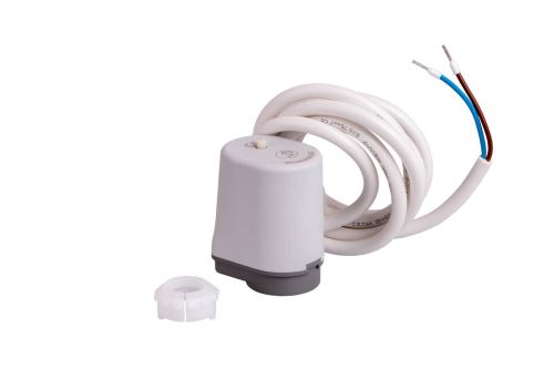 GIACOMINI R478 Elektrická hlavice pro termostatické ventily a rozdělovače, bez proudu otevřeno 230V (R478X221)