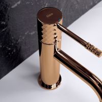 REA Umyvadlová baterie LUNGO DIAMOND nízká, měď (REA-B8994) (4)