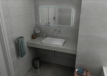 Sapho TAILOR rockstone deska 190x50 cm, provedení límce F (4)