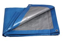 PE plachta zakrývací PROFI 5x6m 140g/1m2 modro-stříbrná (25230) PE plachta zakrývací PROFI 5x6m 140g/1m2 modro-stříbrná (25230)