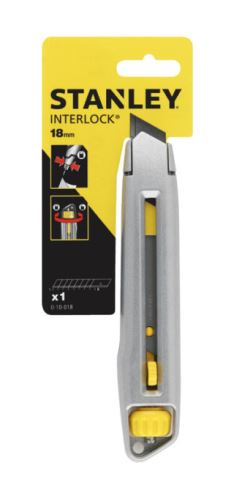 STANLEY Kovový nůž Interlock® pro odlamovací čepele, 18 mm 0-10-018