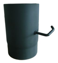 Trubka kouřová s klapkou 125/250 mm, plech 2.0